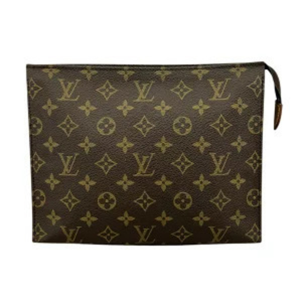 Louis Vuitton Monogram Pochette Toilette Bag Clutch